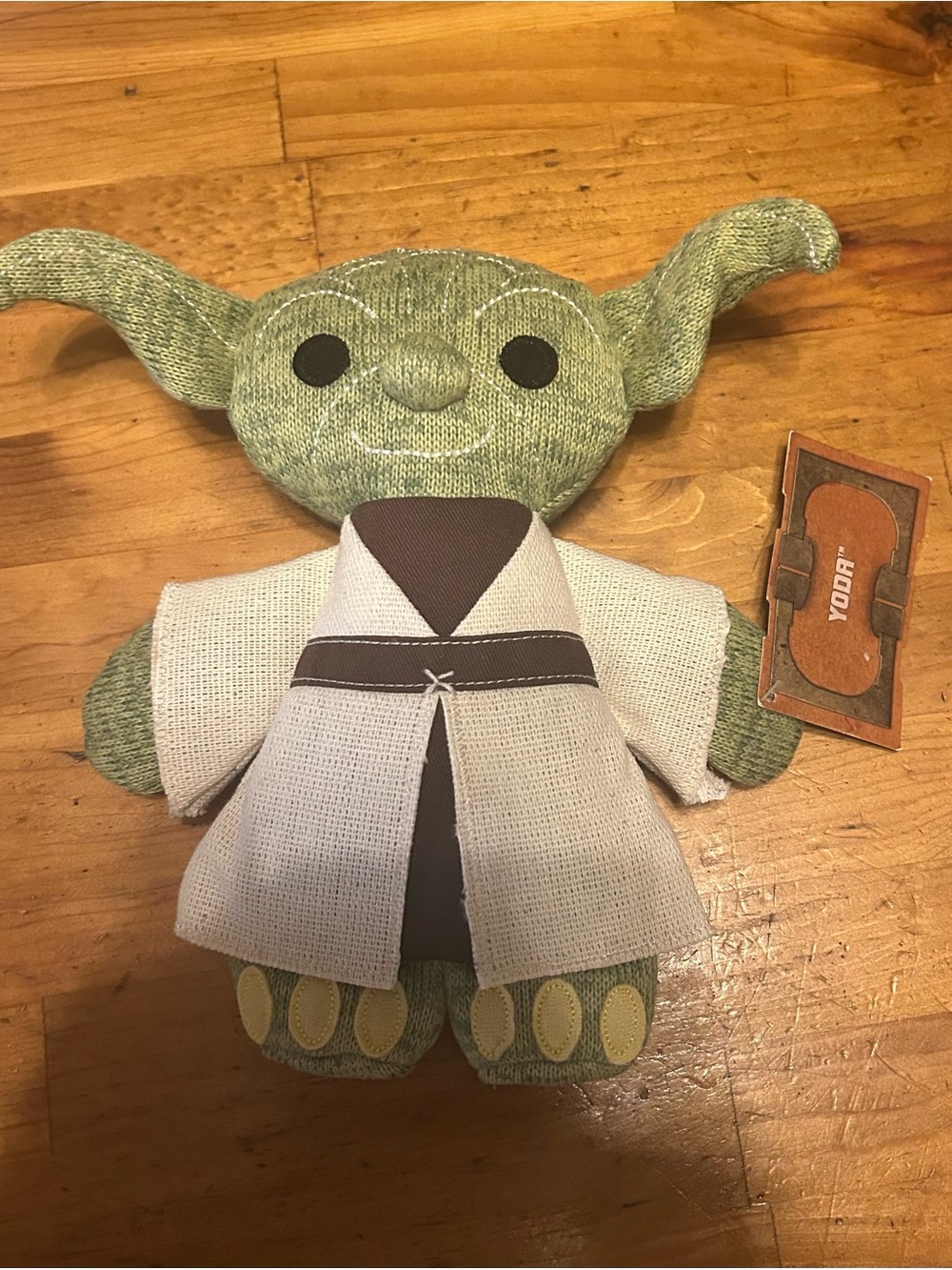 Disney Grogu Plush in Green with Cream Robe